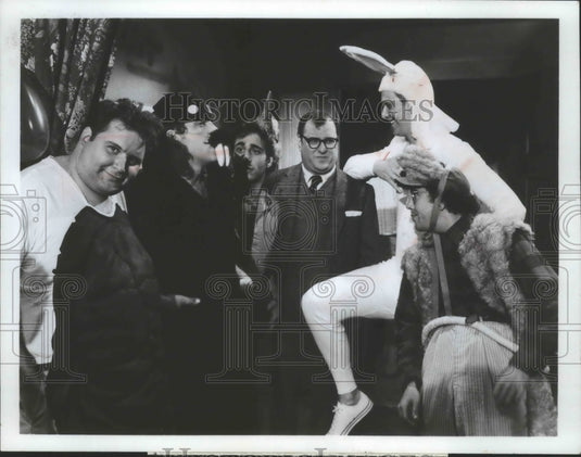 1979 Press Photo Josh Mostel & others in "Delta House" - mjp25491-Historic Images