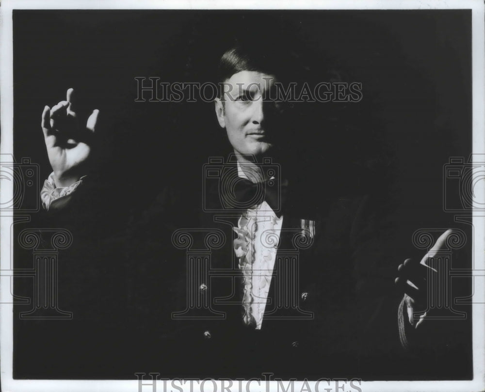 1981 Press Photo ned Muffley, Conductor of the United States Navy Band - Historic Images