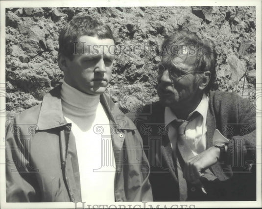 1986, David Morse and Christopher Plummer in CBS's "Prototype" - Historic Images