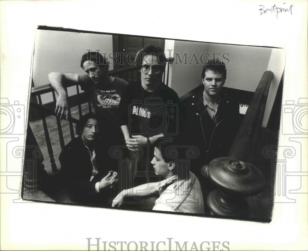 1989 Press Photo Monkey Bar band, to play at Omnibus in Milwaukee - mjp25660- Historic Images