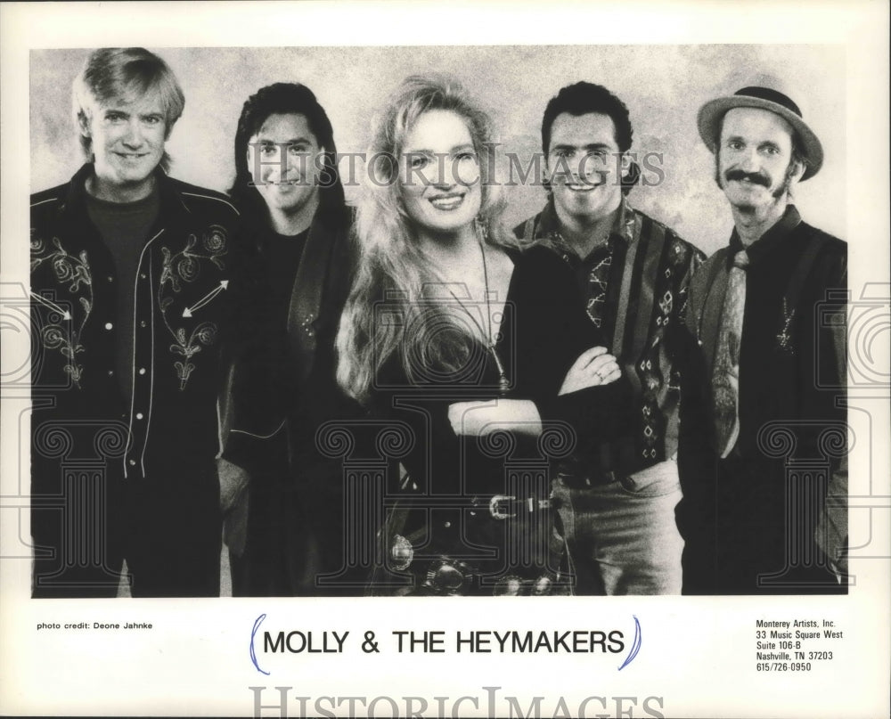 Press Photo Molly and The Haymakers, musical group - Historic Images