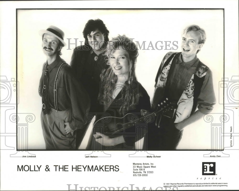 1992 Press Photo Molly and The Haymakers to perform at Milwaukee&#39;s festival - Historic Images
