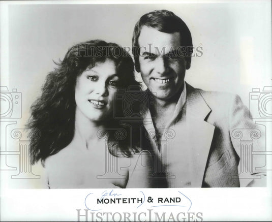 Press Photo John Monteith & Rand...."Rand-Let's Go!" - Historic Images
