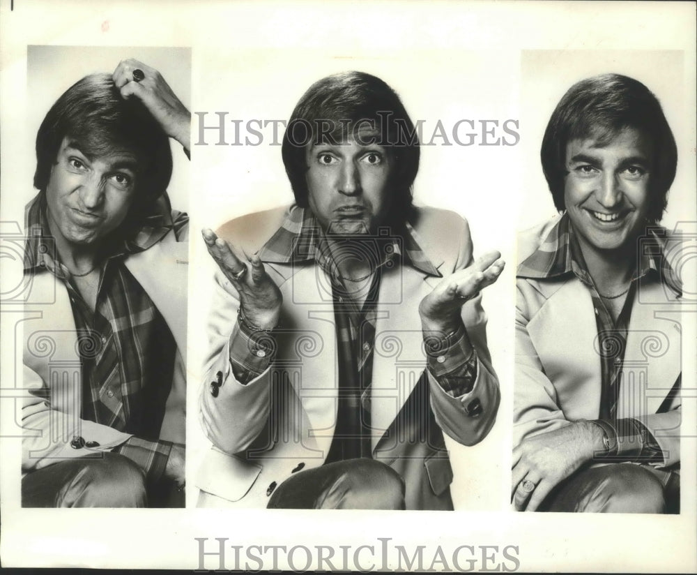 1976 Press Photo Comedian Kelly Monteith on the &quot;Kelly Monteith Show.&quot; - Historic Images