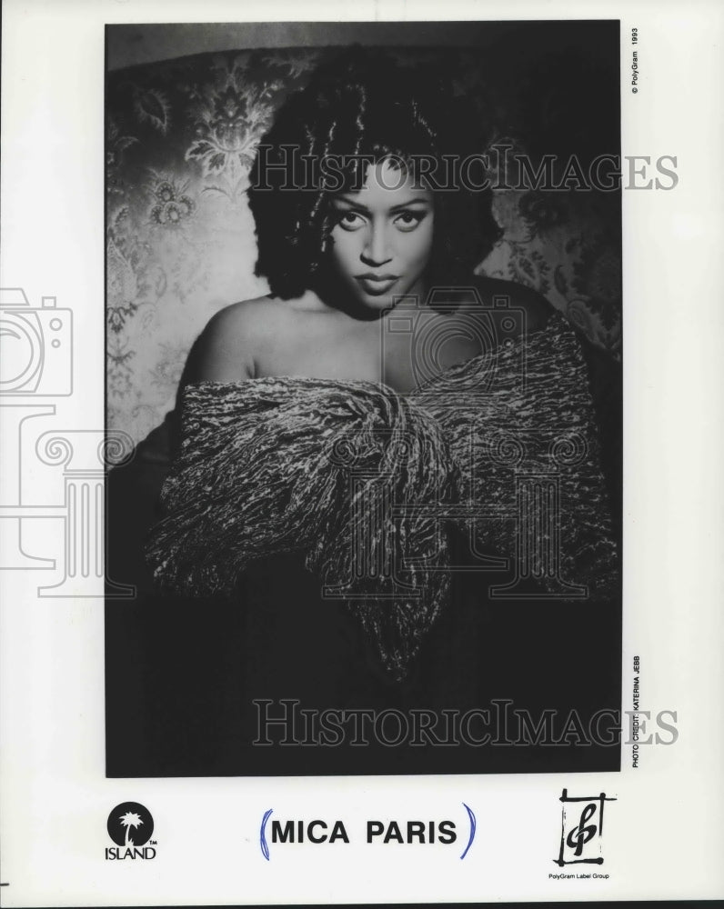 1993, Singer Mica Paris - mjp25996 - Historic Images