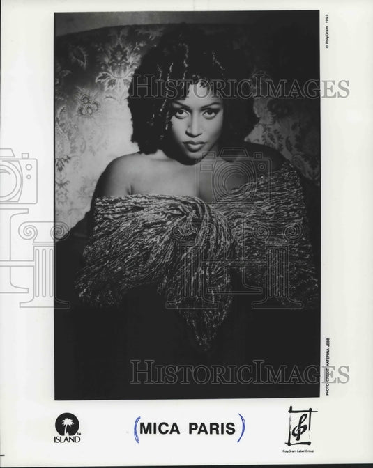 1993, Singer Mica Paris - mjp25996 - Historic Images