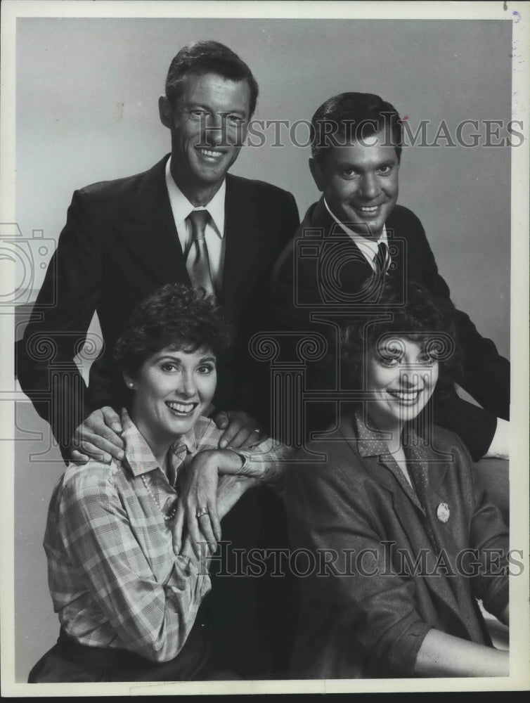 1983 Press Photo Sitcom stars appear together in "High School U.S.A. on NBC-TV - Historic Images