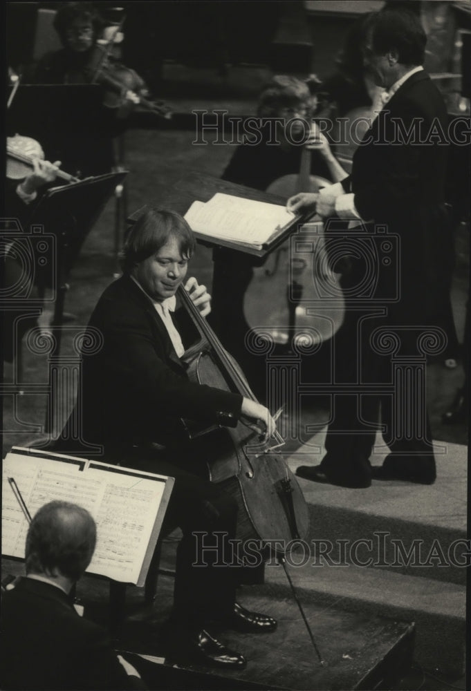 1983 Press Photo Lynn Harrell Plays Cello At The PAC - mjp26127 - Historic Images