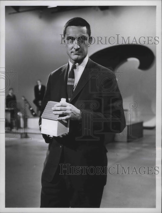 1964, Dr. Albert Hibbs host of "Exploring" - Historic Images