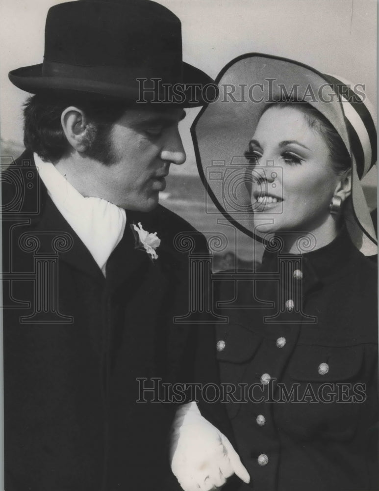 1968, Anthony Newley and Joan Collins - Historic Images