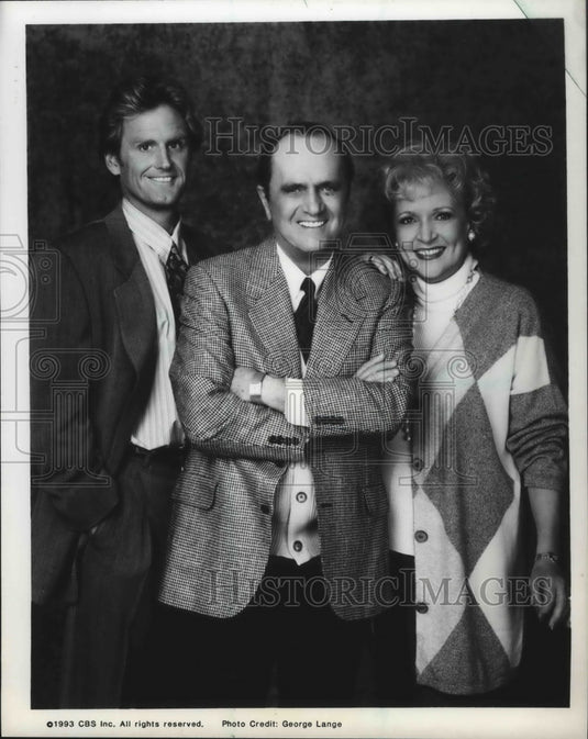 1993, Bob Newhart With Co-Stars In 'Bob' - mjp26235 - Historic Images