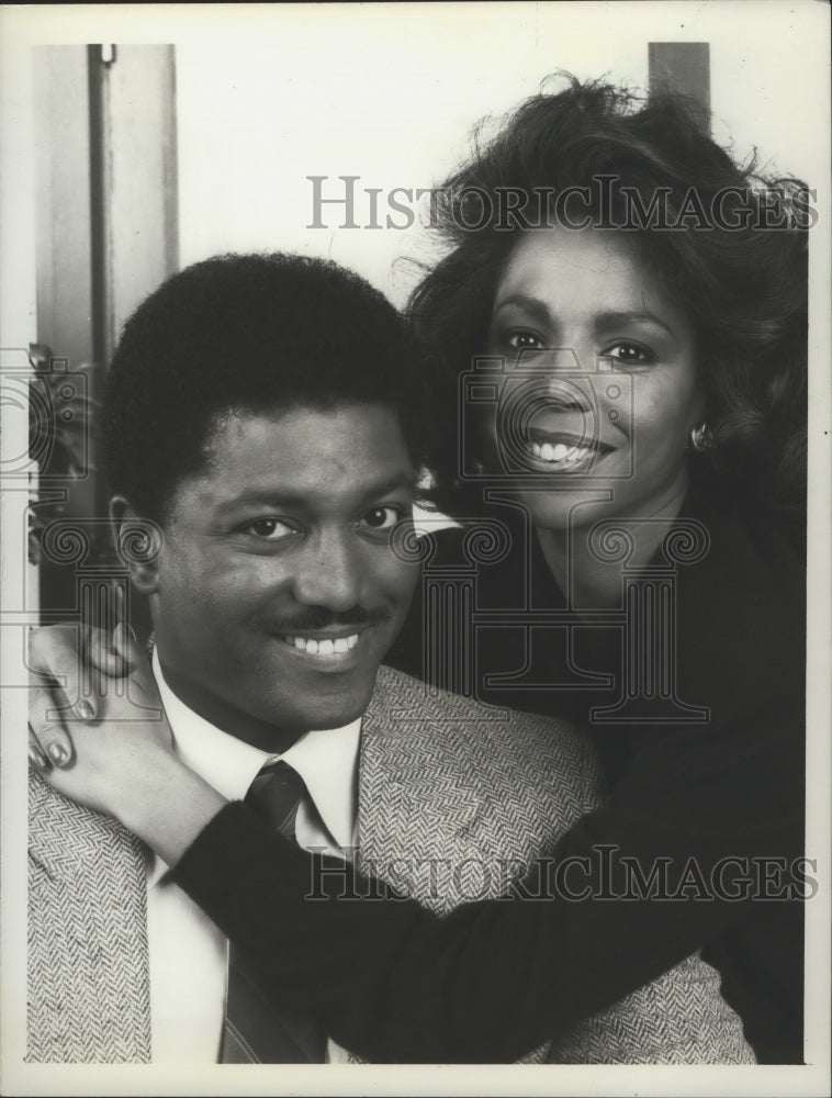 1988, Larry Riley and Lynne Moody star on Knots Landing. - mjp26257 - Historic Images