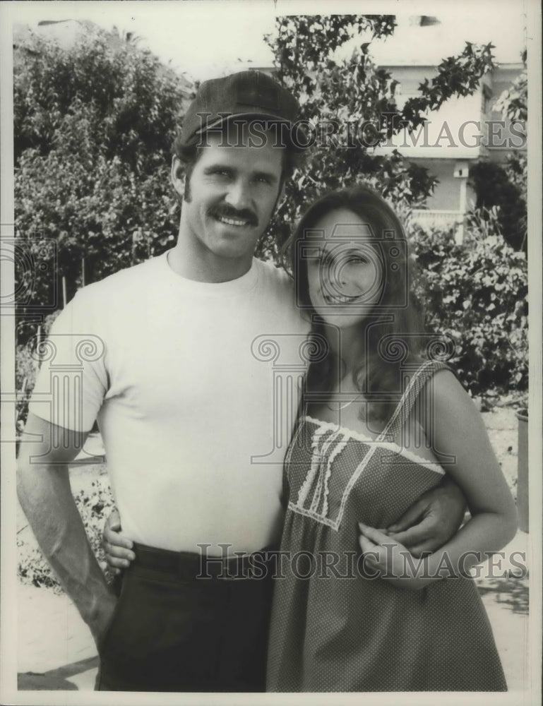 1983 Press Photo Gregory Harrison and Glynnis O'Connor in The Fighter, on CBS. - Historic Images