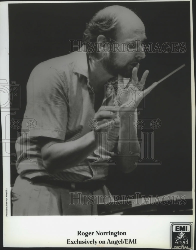 1989 Press Photo Roger Norrington, British classical conductor. - mjp26347-Historic Images