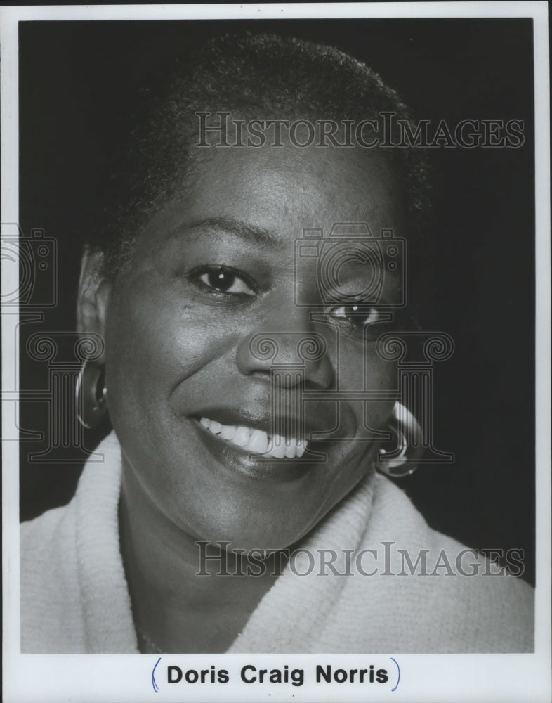 1991, Chicago Performance Artist And Actress Doris Craig Norris - Historic Images