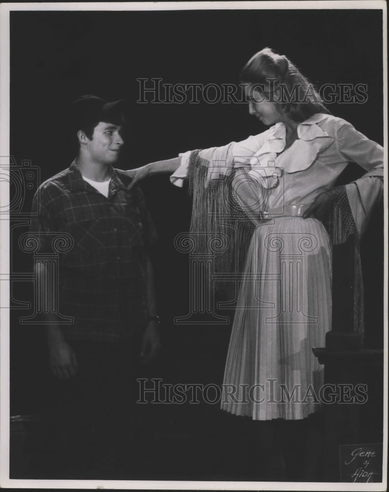 1967, Penelope Reed and David Palmer in&quot;Streetcar Named Desire&quot; in WI - Historic Images