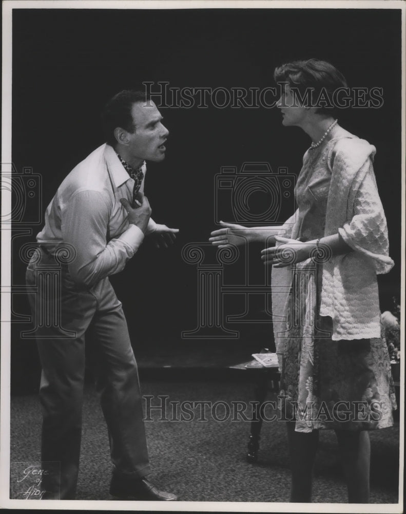 1968, scene from &quot;The Big Knife, Odets&quot; Milwaukee Repertory Theater - Historic Images