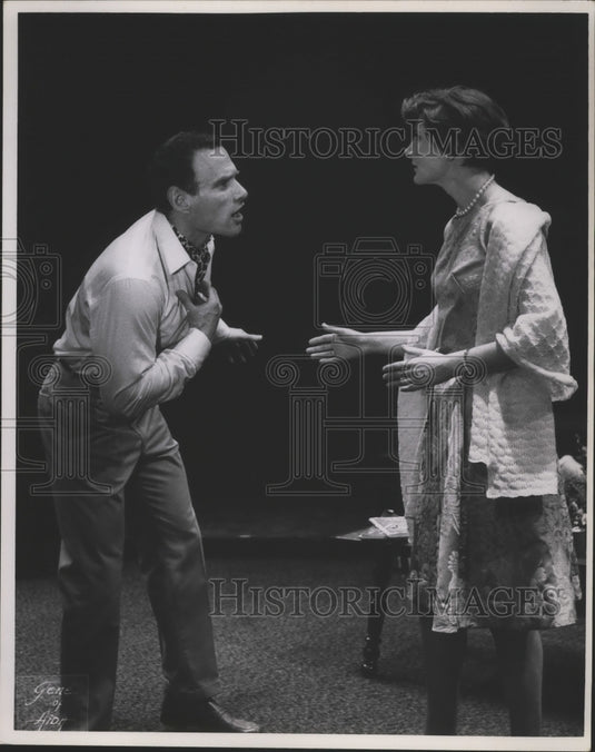 1968, scene from "The Big Knife, Odets" Milwaukee Repertory Theater - Historic Images