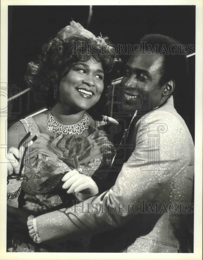 1979 Press Photo Cleavonn Little and Francesca Roberts "Uptown Saturday Night" - Historic Images