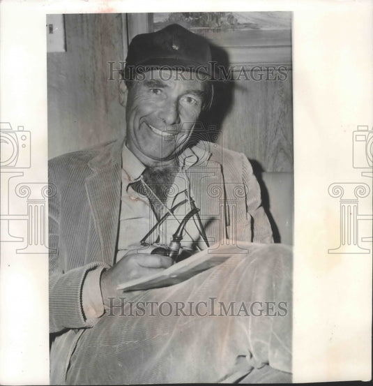 1965, Actor Gary Merrill plans to run for office next year - Historic Images