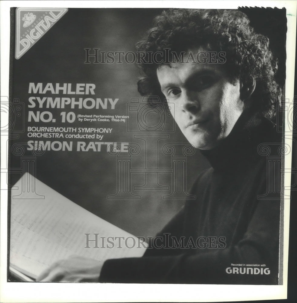 1981, Conductor Simon Rattle - mjp26477 - Historic Images