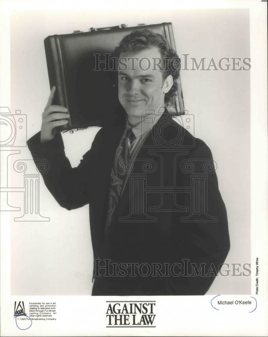 1990 Press Photo Michael O'Keefe stars in Against The Law - mjp26508 - Historic Images