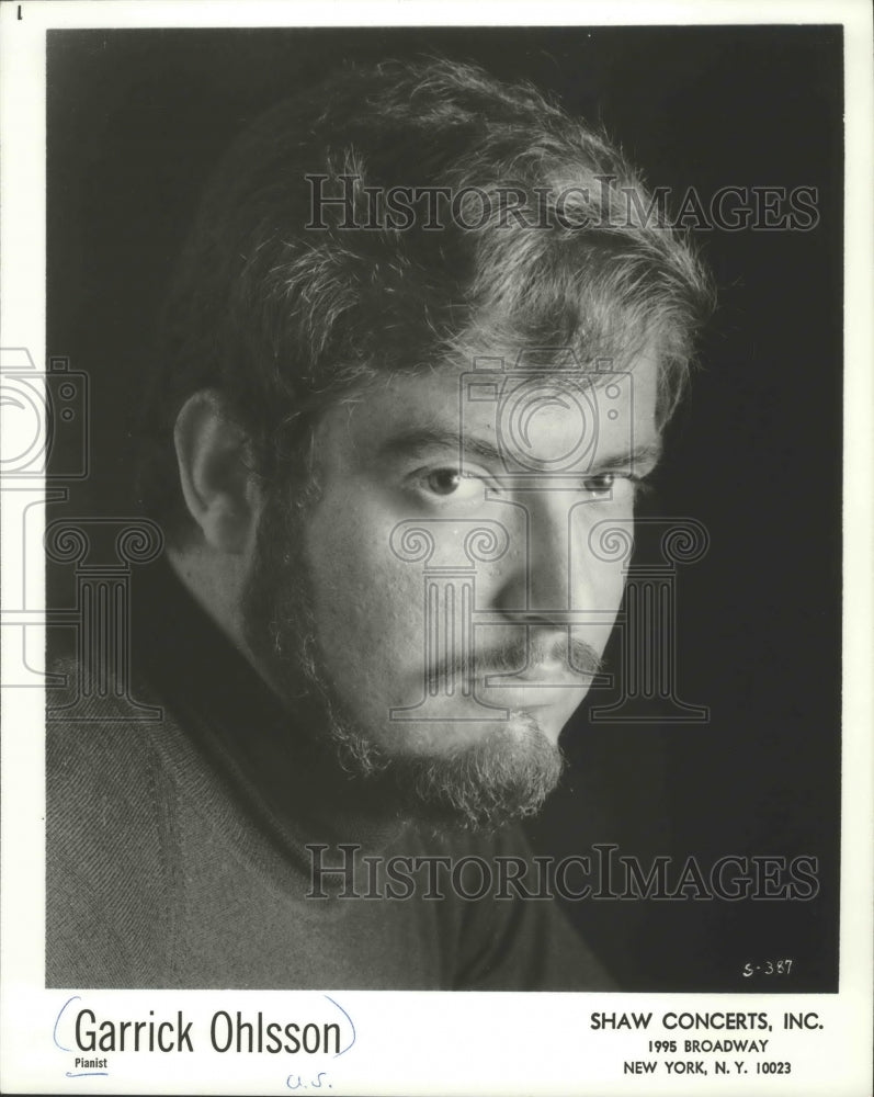 1980 Press Photo Garrick Ohlsson, US Pianist - mjp26514-Historic Images