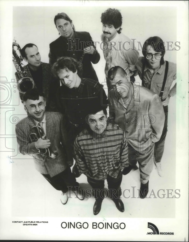 1987, Rock group, Oingo Boingo - mjp26523 - Historic Images