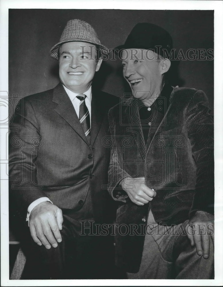 1964, Bing Crosby and Bob Hope to appear on television together - Historic Images