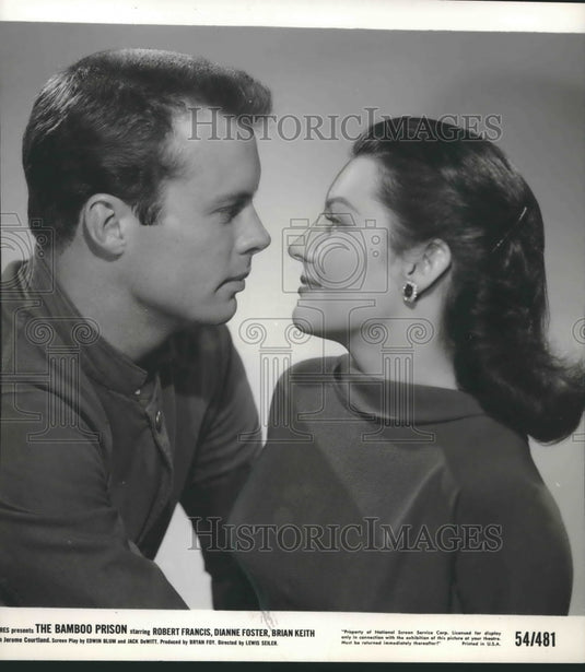 1955, "Bamboo Prison" stars Robert Francis and Dianne Foster - Historic Images