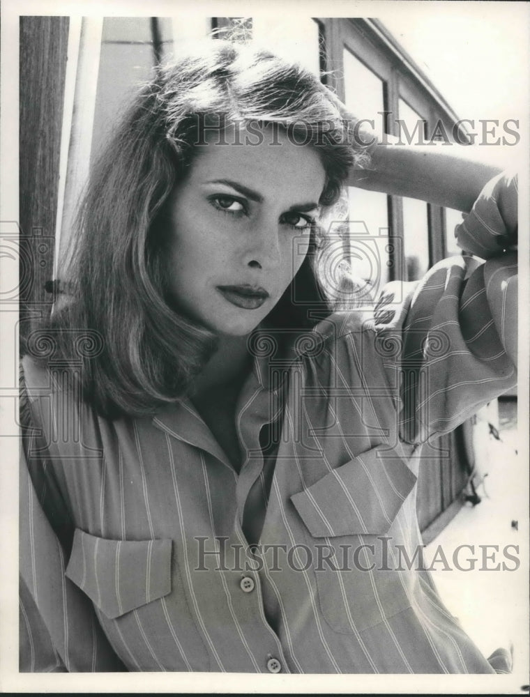 1980 Press Photo Kathryn Harold as Lauren Bacall in &quot;Bogie&quot; on CBS - mjp26679 - Historic Images