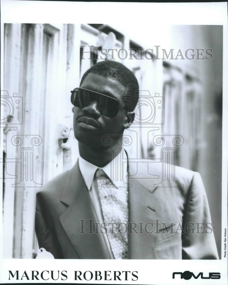 1993 Press Photo Marcus Roberts, a US Jazz musician - mjp26692 - Historic Images