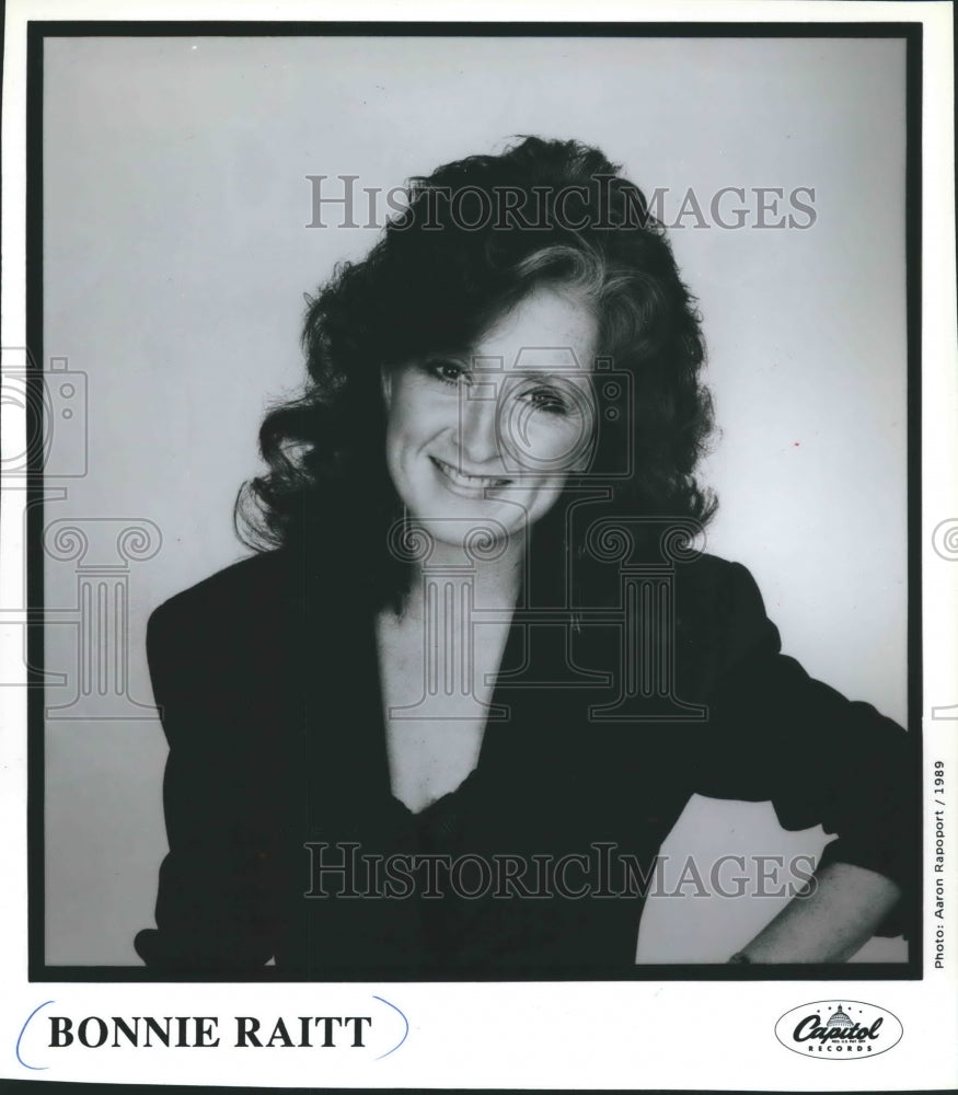 1990 Press Photo Bonnie Raitt, at peace with Warner Brothers - mjp26694 - Historic Images