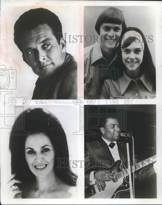 1971, Musician Merle Haggard & others - Historic Images