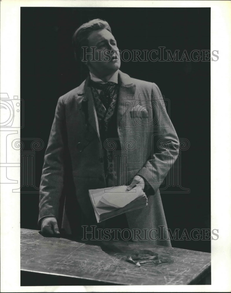 1980 Press Photo Ronald Frazier as "Fighting Bob" - mjp26870-Historic Images