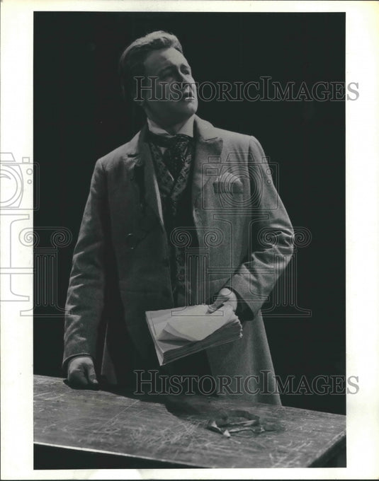 1980 Press Photo Ronald Frazier as "Fighting Bob" - mjp26870-Historic Images