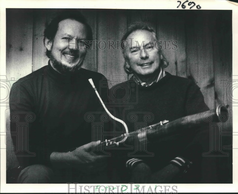 1986, Bassoonist Robert Thompson And Composer Andrzej Panufnik - Historic Images