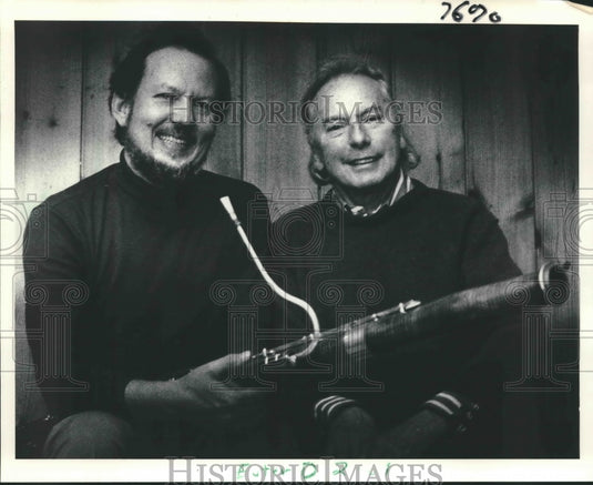 1986, Bassoonist Robert Thompson And Composer Andrzej Panufnik - Historic Images