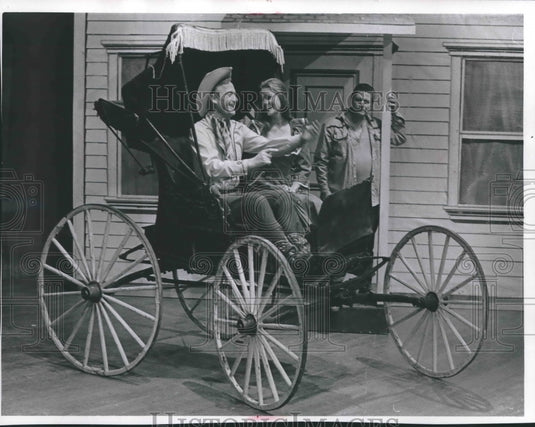 1968, Milwaukee Players Members In Scene In 'Oklahoma' - Historic Images