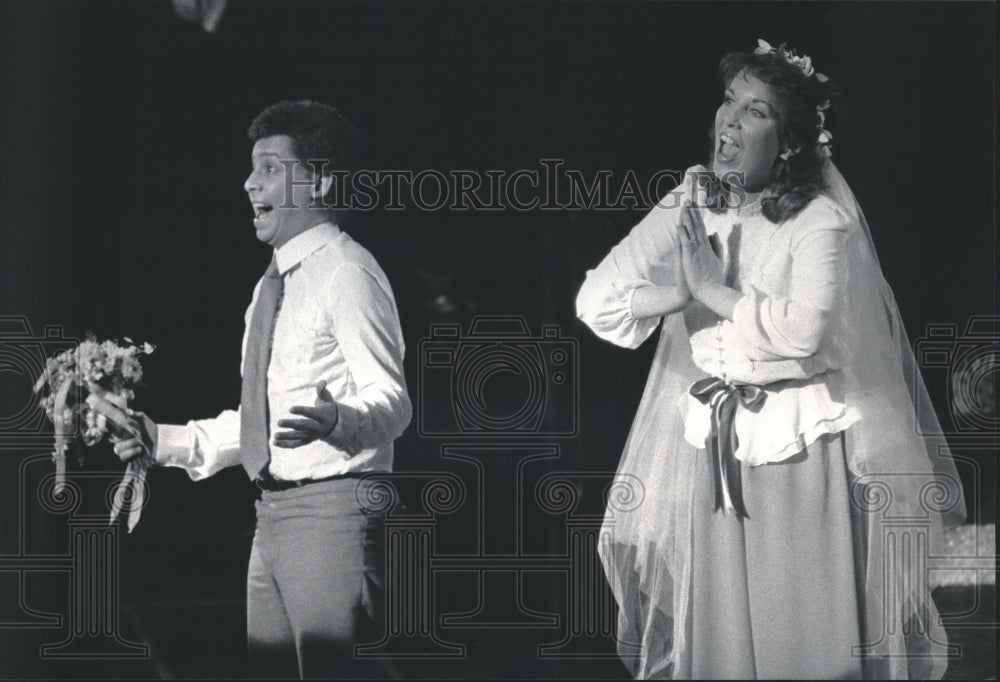 1984, Michael Weiser and Janet Livingston Milwaukee Players Company - Historic Images