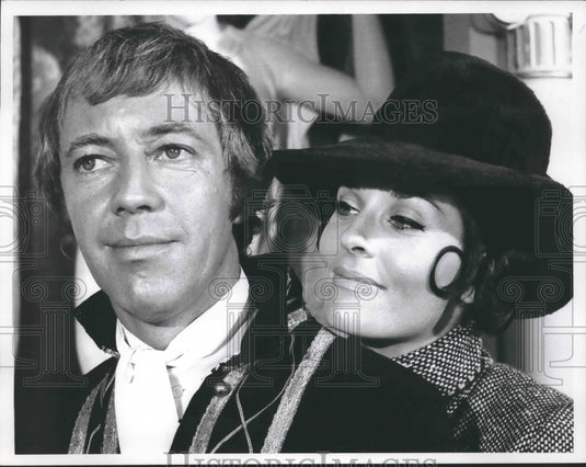 1970, Lee Meriwether and Noel Harrison on Mission: Impossible, on CBS - Historic Images