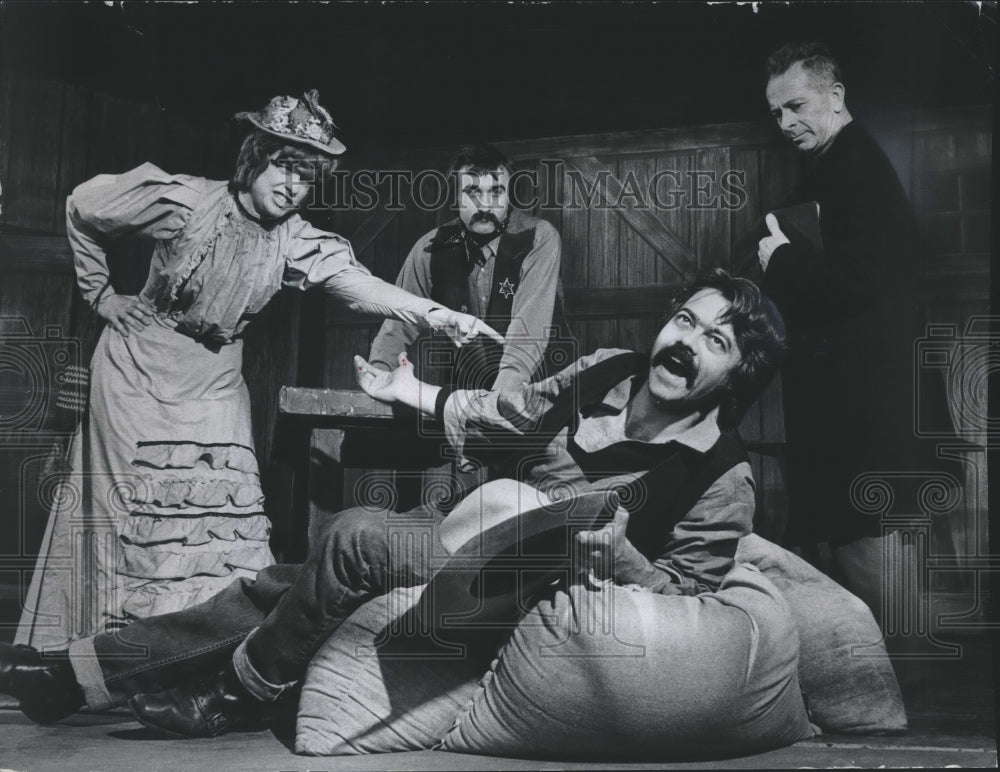 1974 Press Photo Milwaukee Player's production "The Shewing-Up of Blanco Posnet"-Historic Images