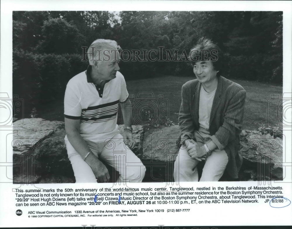 1988, Hugh Downs interviews music director Seiji Ozawa on &quot;20/20&quot; - Historic Images