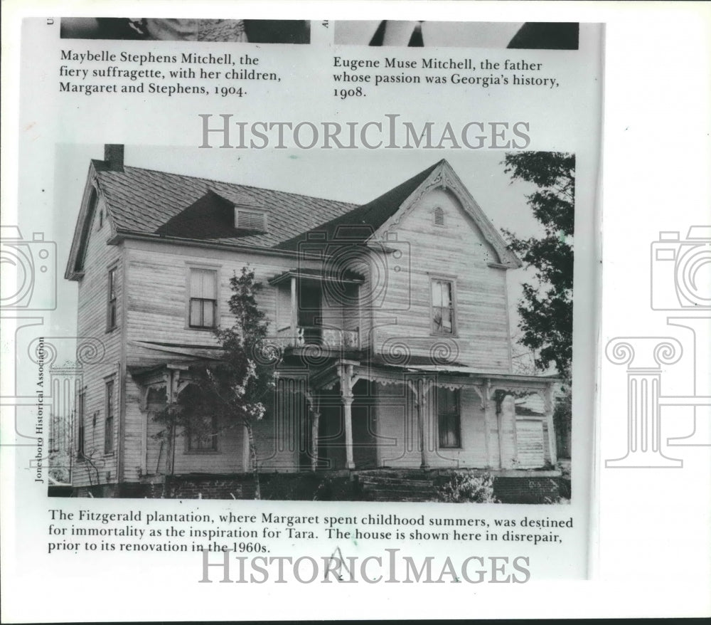 1983 Press Photo Margaret Mitchell, author, United States, summer home - Historic Images