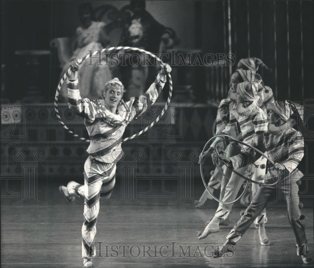 1987 Press Photo Theodore Brunson of the Pennsylvania &amp; Milwaukee Ballet - Historic Images