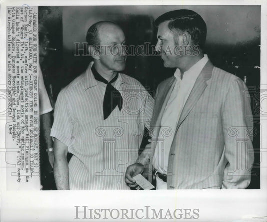 1969, Garson Kanin and Bill Finnegan on "Where It's At" - Historic Images