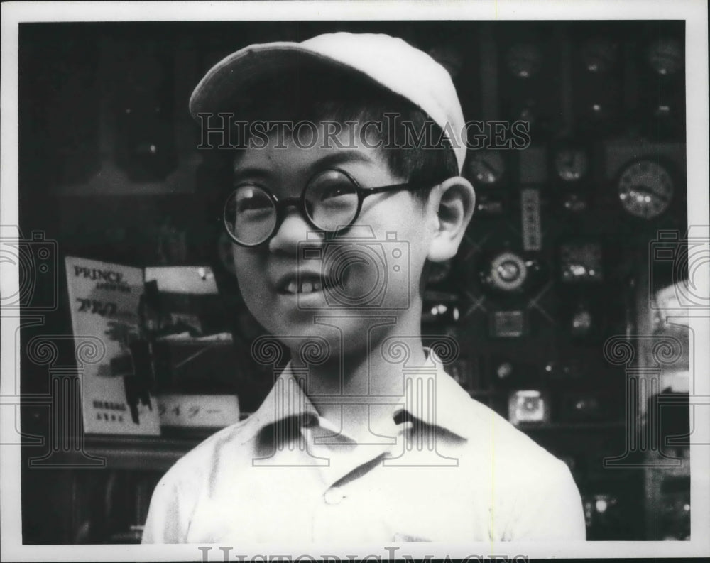1967, Kazu Kanisha stars in "The Boy With Glasses" on CBS-TV - Historic Images