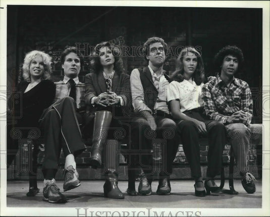 1980, cast of "Saturday Night Live" on NBC-TV - mjp27420 - Historic Images