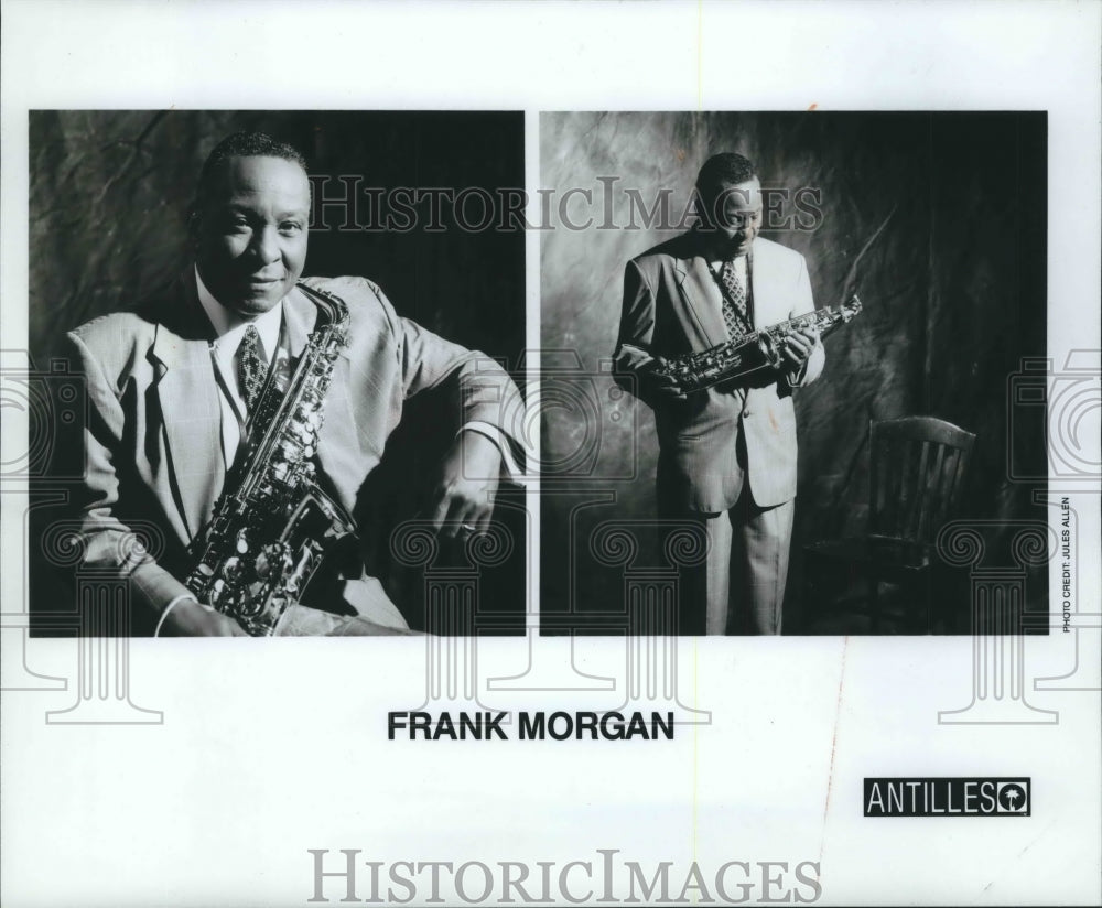 1995 Press Photo Frank Morgan, Saxophonist, United States - mjp27429 - Historic Images