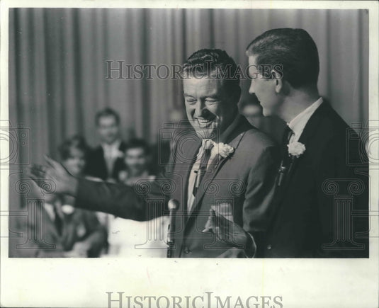 1967, Announcer - Singer Dennis Morgan - Historic Images